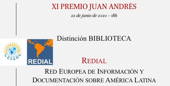 XI Premio Juan Andrés a Redial