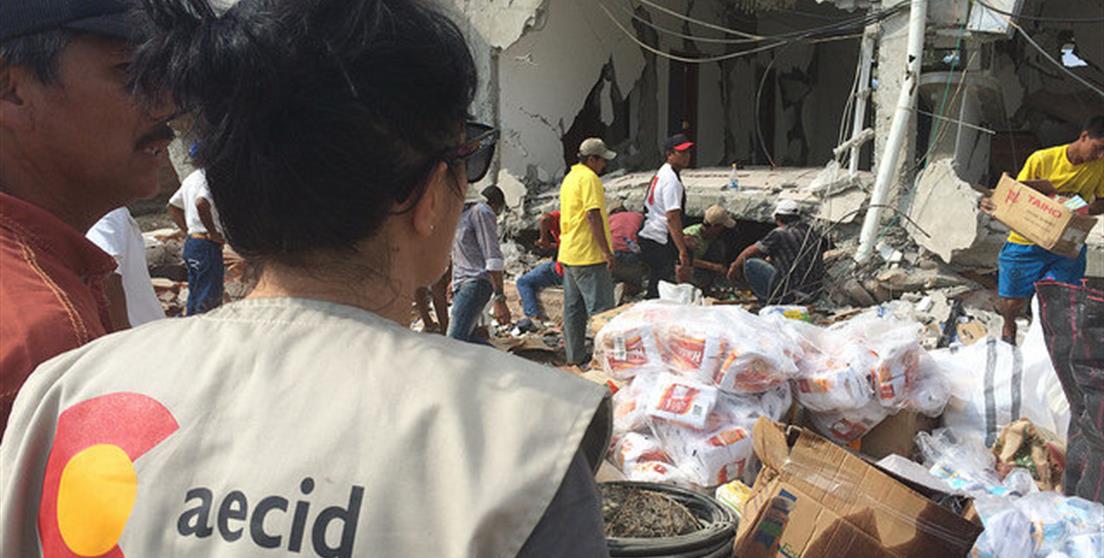 Acción Humanitaria terremoto Ecuador