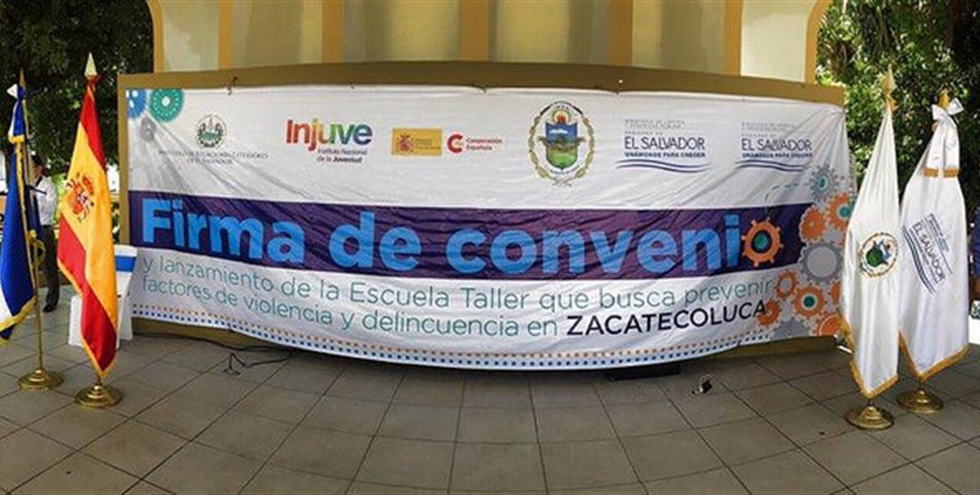 Convenio Escuela Taller Zacatecoluca