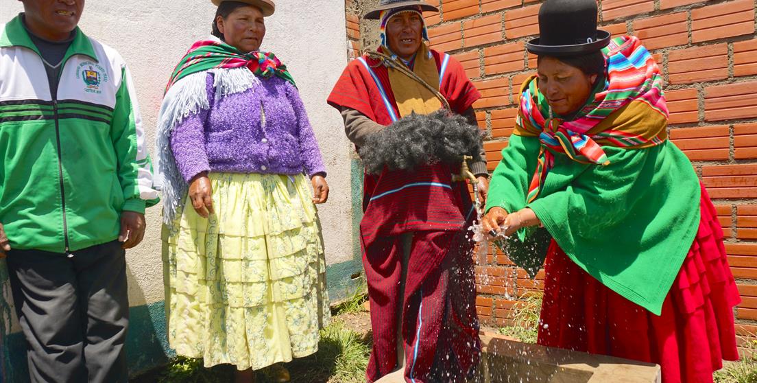 Proyecto agua y saneamiento en Bolivia