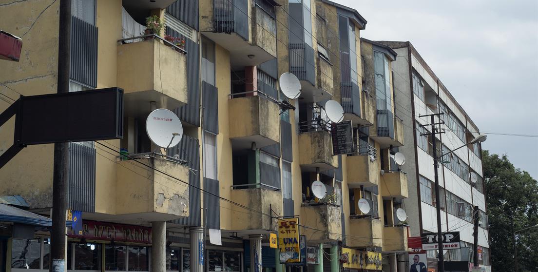 fachada en Addis Abeba