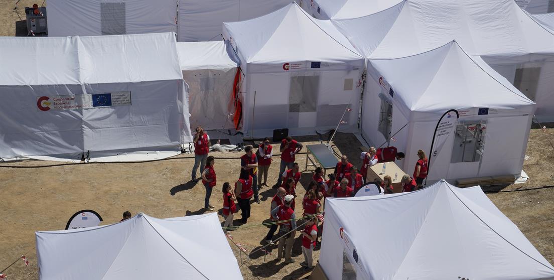 España moviliza su hospital de campaña y equipo médico de emergencias humanitarias por el ...