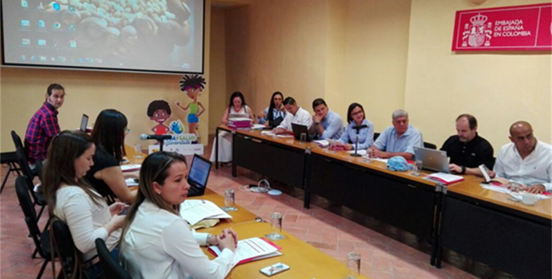 Reunión en el Centro de Formación de Cartagena de Indias