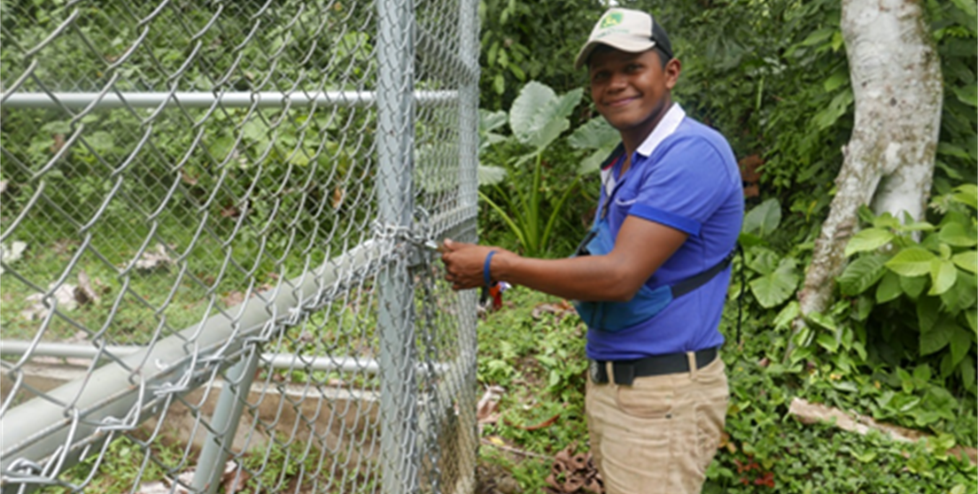 joven malecu abre planta potabilizadora en su territorio