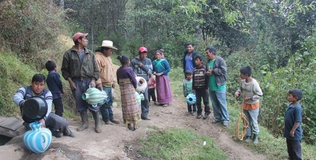 Comunidad indígena del altiplano guatemalteco